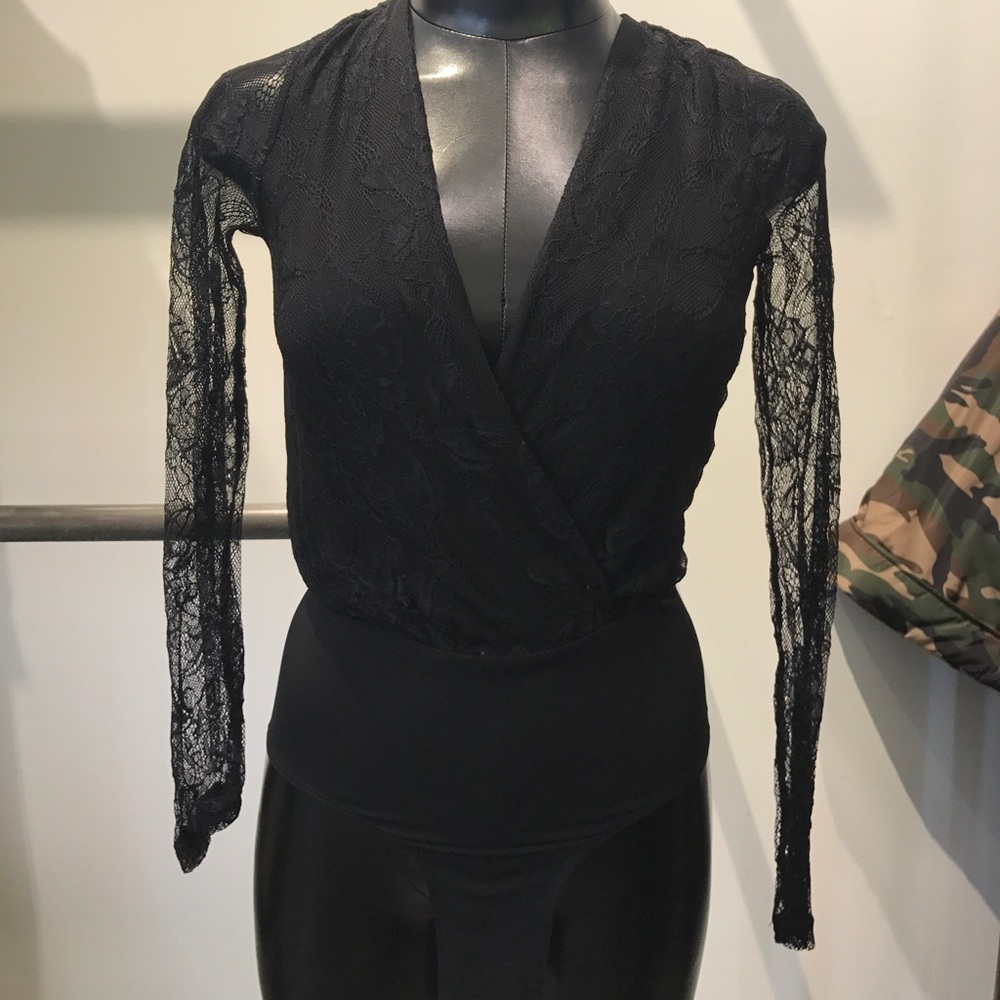Lace Long Sleeve Bodysuit